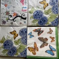 ナプキン　ティッシュペーパーの画像