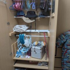 12/25まで　壁面収納　ロッカー　棚　タンス　ニトリの画像