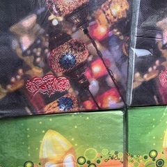 ナプキン　ティッシュペーパーの画像