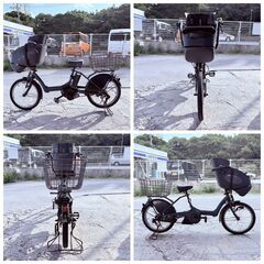 【❗️✨訳あり出品✨❗️】ブリヂストン bikke POLAR 電動自転車　前用チャイルドシート付　バッテリー・充電器あり｜サビ多めの画像