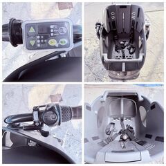 【❗️✨訳あり出品✨❗️】ブリヂストン bikke POLAR 電動自転車　前用チャイルドシート付　バッテリー・充電器あり｜サビ多めの画像