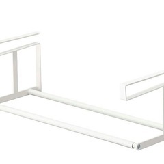 山崎実業　tower 浮かせる伸縮シューズラック ホワイト　タワーの画像