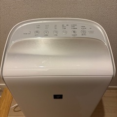 シャープ 衣類乾燥 除湿機 CV-RH140-W ハイブリッド方式 の画像