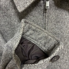 GU コージーメルトンジップアップブルゾンの画像