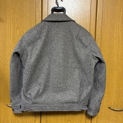 GU コージーメルトンジップアップブルゾンの画像