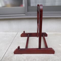 木製スタンド　木製大皿スタンド　巾465mm　奥行540mm　高さ598mm　【非対面取引です】の画像