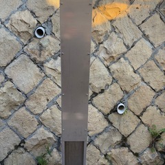 ステンレス　門柱　の画像