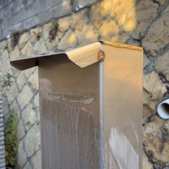 ステンレス　門柱　の画像