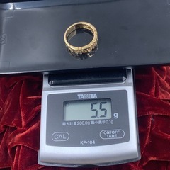 K18 ダイヤモンドリング　5.5g 約15号　 0.09ctの画像