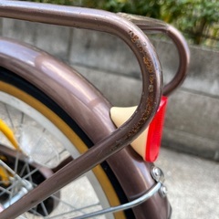 子供用自転車　18インチ　黄色の画像