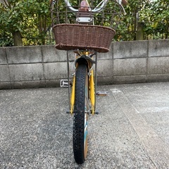 子供用自転車　18インチ　黄色の画像