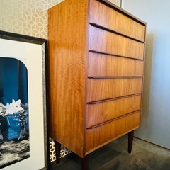 木製　チェスト/棚　6段　  の画像