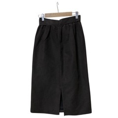 GU フェイクスエード タイトスカート 裏地あり ブラウン 茶 M の画像