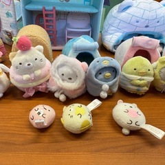 すみっこ　ぬいぐるみセットの画像