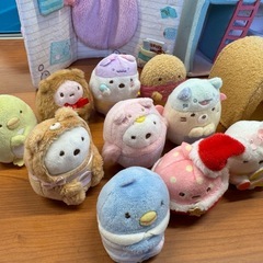 すみっこ　ぬいぐるみセットの画像
