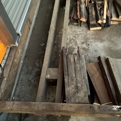 【差し上げます］ウッドデッキの土台の画像