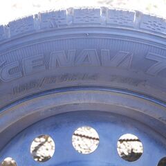 165/65R14 　４本セット　2024年製造　スタッドレス　グッドイヤー ICE 　アイスナビ　7   4穴 PCD100 ハブ56mmの画像