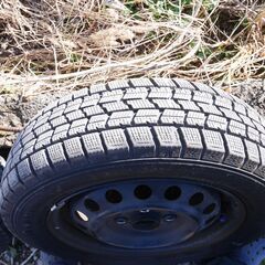 165/65R14 　４本セット　2024年製造　スタッドレス　グッドイヤー ICE 　アイスナビ　7   4穴 PCD100 ハブ56mmの画像