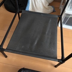 軽量　コーナー衣類掛け収納棚付きの画像