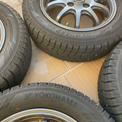 YOKOHAMA スタッドレス付き 13インチ ホイール 4本セットの画像