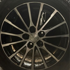 【バリ溝】ブリヂストン VRX2 195/65R15 4本セット ホイール付きの画像