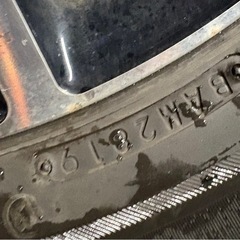 【バリ溝】ブリヂストン VRX2 195/65R15 4本セット ホイール付きの画像