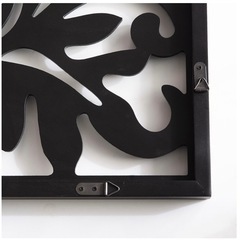 アジアン アートパネル モダン ウッド 木彫りの画像