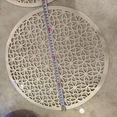 ドゥ・セーのお皿2枚+和モダンランチョンマット2枚の画像