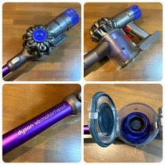 dyson ダイソン コードレス v6 motorhead モーターヘッド掃除機 スタンド/アタッチメント付の画像