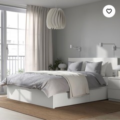 IKEAダブルベット　フレームの画像
