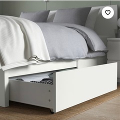 IKEAダブルベット　フレームの画像