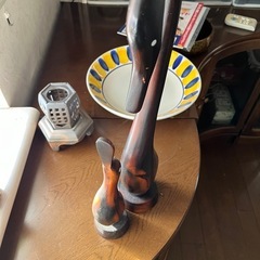 鳥の置物　2羽セットの画像