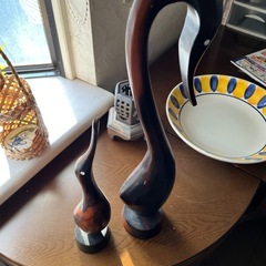 鳥の置物　2羽セットの画像
