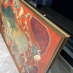 天使の絵画　額付き　ホテル絵画の画像