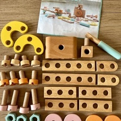 【完品】ニチガン 木製 ねじってDIYセットの画像