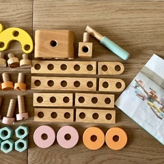 【完品】ニチガン 木製 ねじってDIYセットの画像