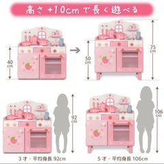 ［新品未使用］マザーガーデン　おままごとキッチンの画像