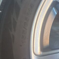 155/65R14 スタッドレスホイールセット　コペンにて使用していました。の画像