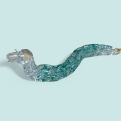 ガラス細工　龍　干支　ドラゴン　山羊 蛇の置物　干支　巳　スフィンクスの画像