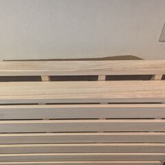 桐建材株式会社　総桐折りたたみベッド　桐優　KOB-P24　桐らくねプレミアム　長さ200cmの画像