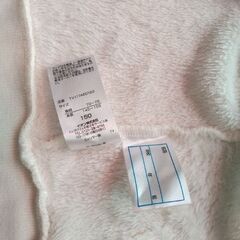 140cm 冬物 ふわふわパーカー 女の子   の画像