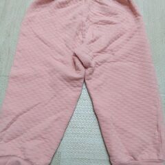 100cm パジャマ UNIQLO キルト生地 女の子 ピンクの画像