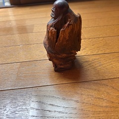 達磨 木彫り 木彫 彫刻 木製 置物 彫刻品 縁起物の画像
