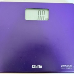 TANITA タニタ HD-660-PP 体重計 パープルの画像