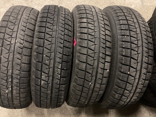 2022年製 BS 155/65R14 4本 スタッドレスタイヤ中古 軽自動車サイズ