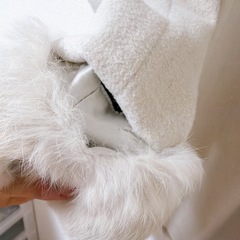 salire サリア  レディース コート ラビットファーの画像