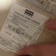 ニトリカーペットの画像