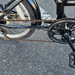 ✨️ジモティー割引✨️【ジャングルジャングル堺初芝店】　現状販売　折り畳み自転車　ブラック　20インチ　変速付き　堺市（東区　西区　北区　南区　堺区　美原区）高石市　泉大津市　忠岡町　和泉市　松原市　大阪狭山市の画像