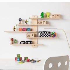 IKEA ルースティグト 飾り棚 木製の画像