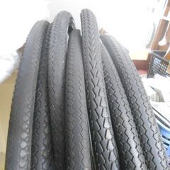 中古　自転車用タイヤ　ブリヂストン製など　２７インチ５本　２６インチ２本の画像